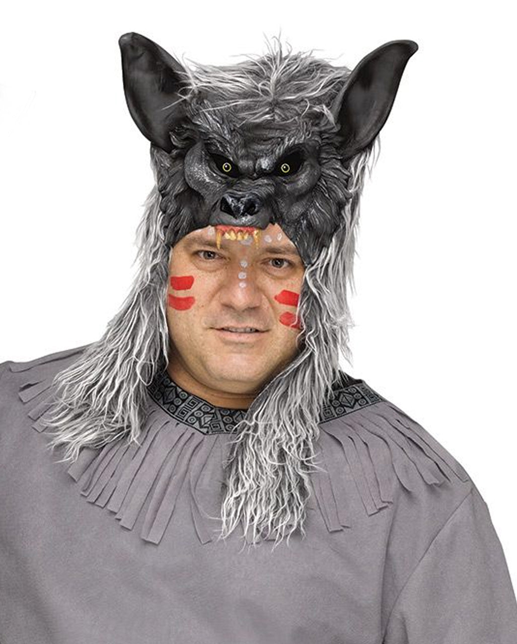 Wolfs Krieger Herrenkostüm Plus Size