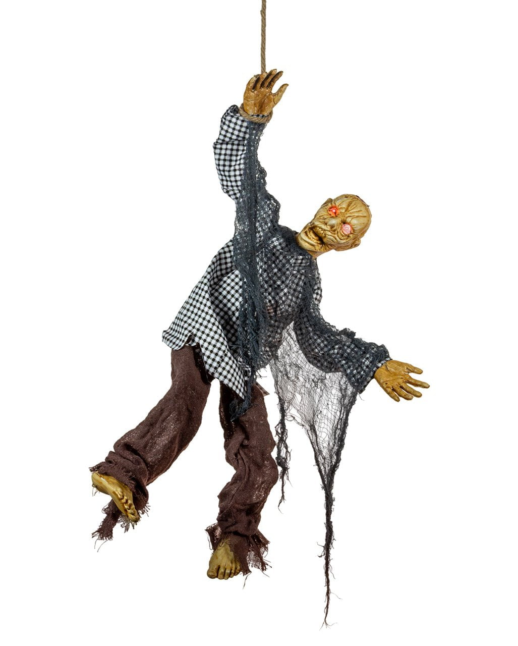 Zombie Wriggling On Rope With Light & Sound