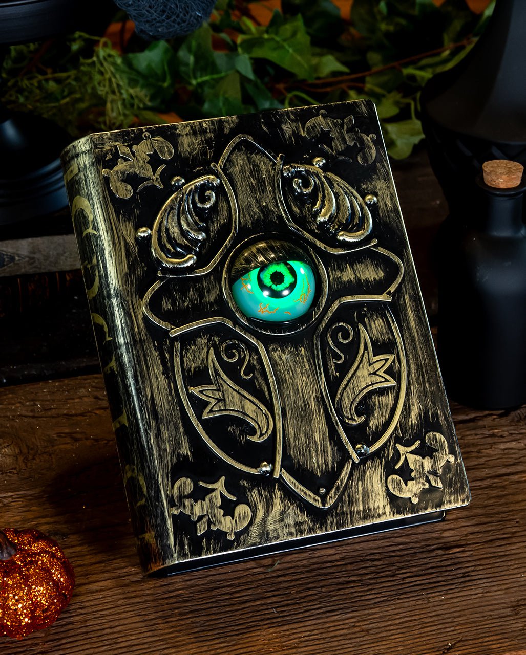 Libro Magico Con Occhio Mobile, Luce E Suono 22 Cm