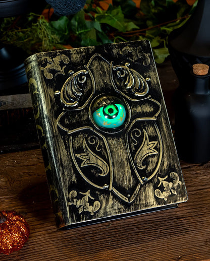 Libro Magico Con Occhio Mobile, Luce E Suono 22 Cm