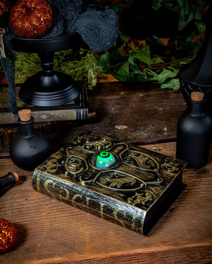 Libro Magico Con Occhio Mobile, Luce E Suono 22 Cm