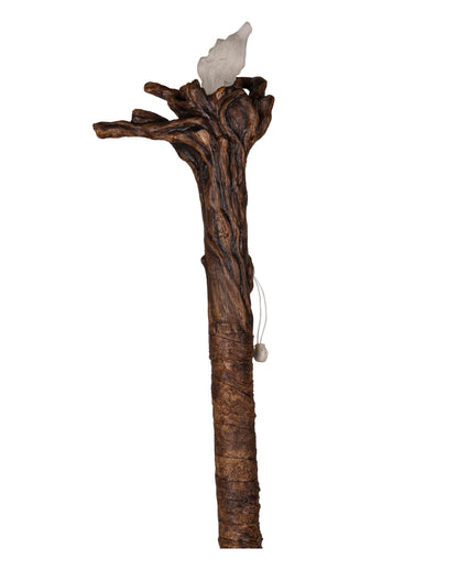 Magier Stab mit Leuchtkristall 170cm