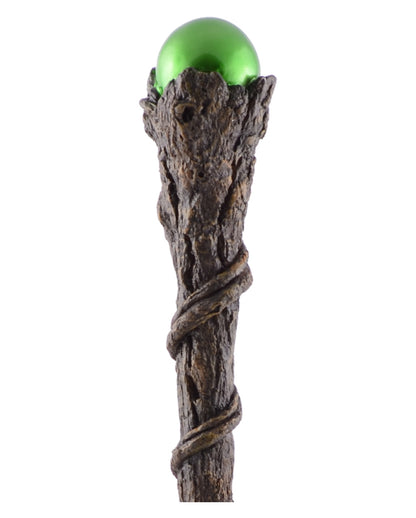 Varita Mágica Arboris Con Bola Verde