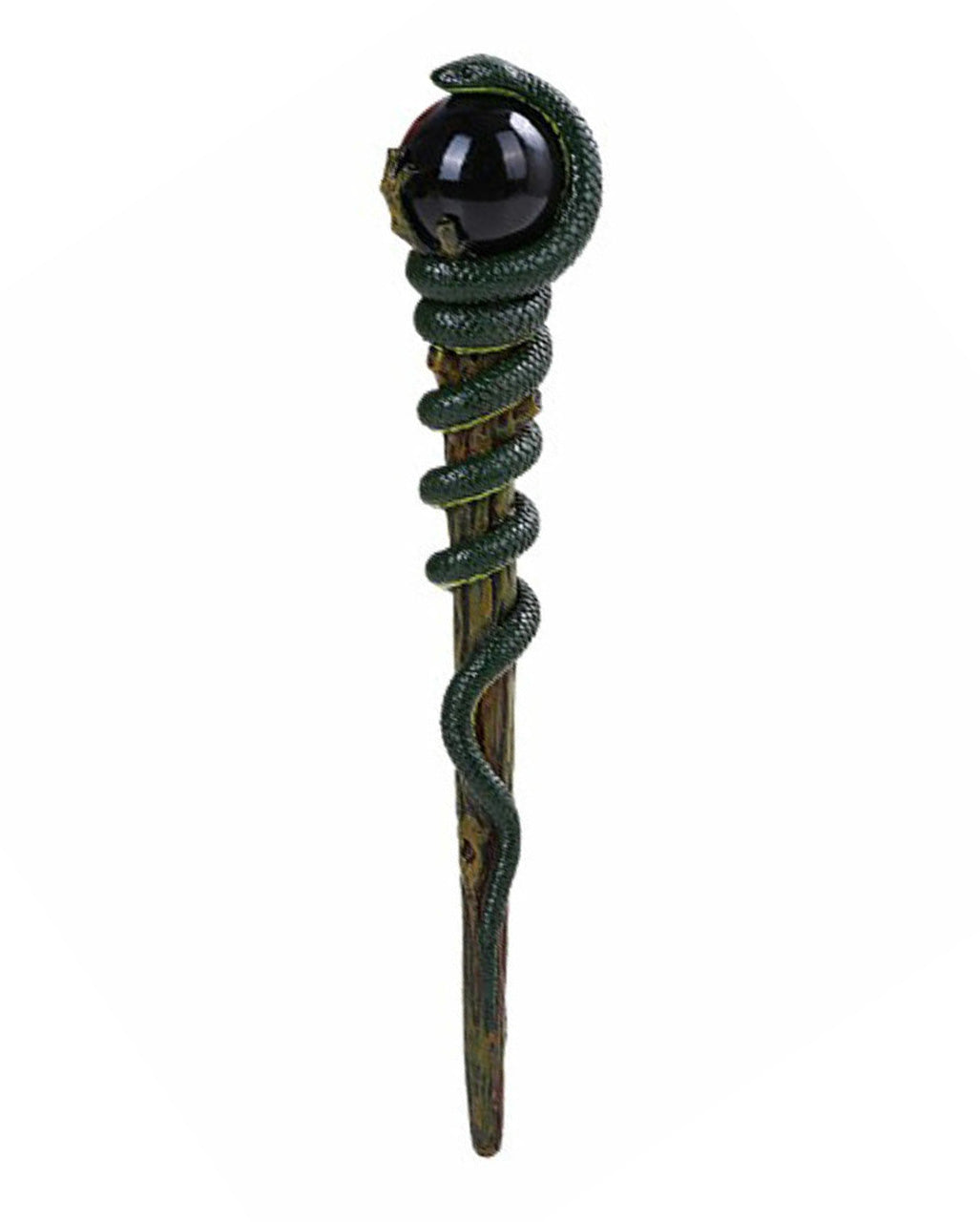 Zauberstab mit Giftschlange & Glaskugel