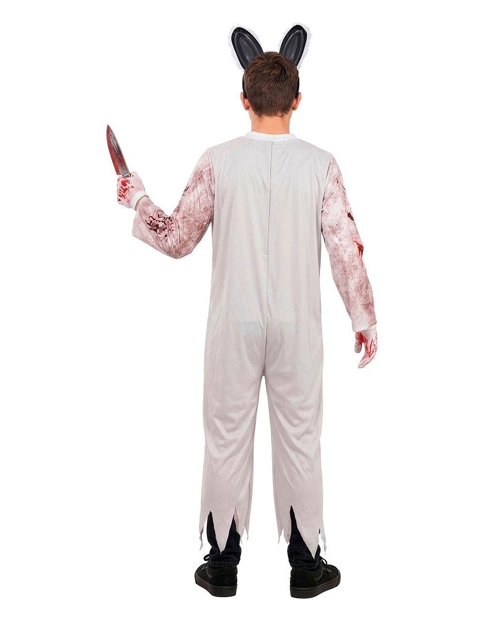 Zombie Bunny Kinder Kostüm-Overall mit Maske