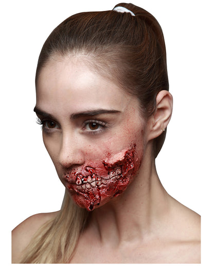 Zombie Kieferfraß Latexwunde