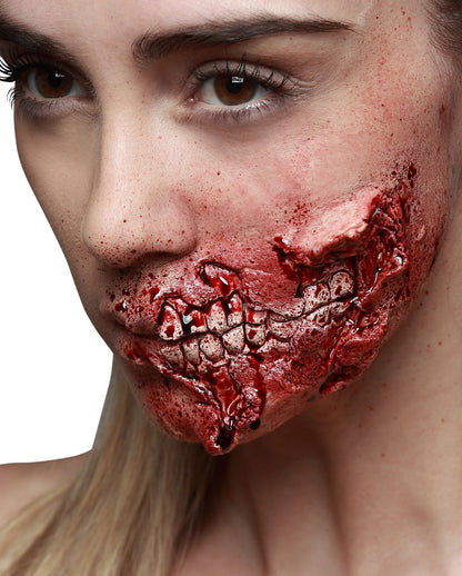 Zombie Kieferfraß Latexwunde