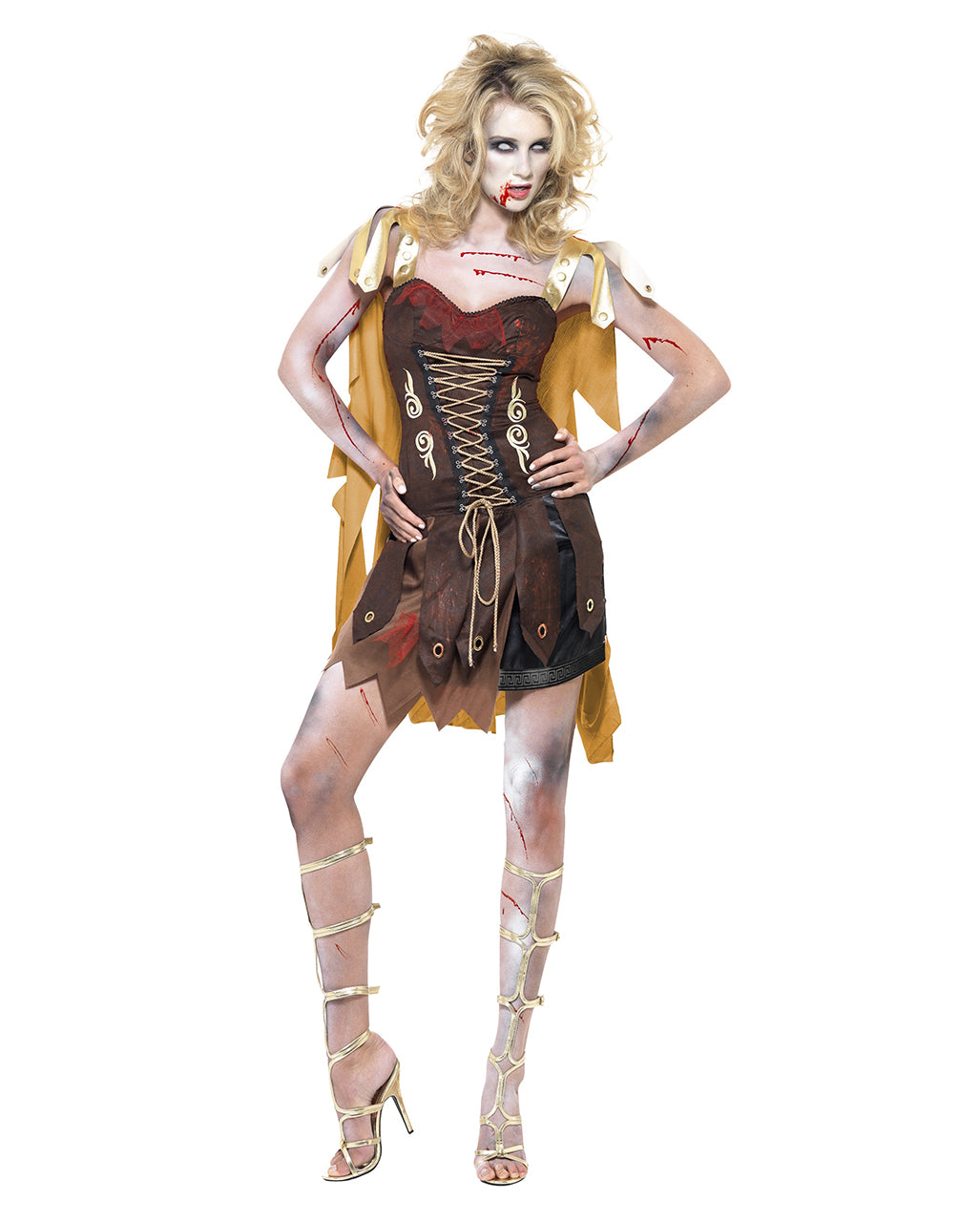 Zombie Gladiator Damen Kostüm