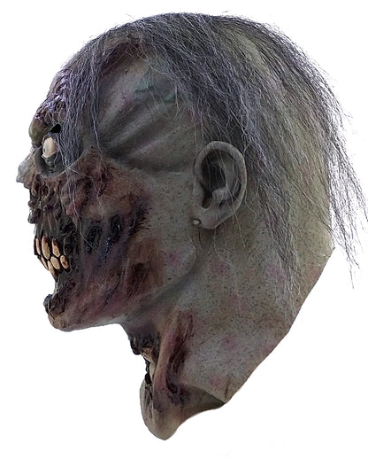 Zombie Vollmaske mit Haaren