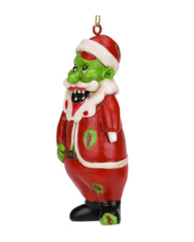Zombie Nikolaus Christbaumkugel 8,9cm