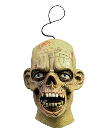 Zombie Schädel als Schrumpfkopf Hängefigur 15cm