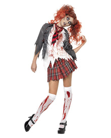 Zombie Schoolgirl Costume