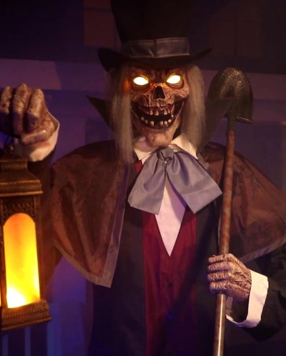 Zombie Totengräber Halloween Animatronic 260cm